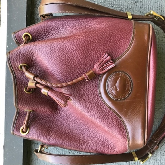 Dooney & Bourke Handbags - Red Drawstring Dooney & Bourke Bag